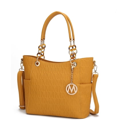 MKF Collection Rylee Tote Bag, Vegan Leather Crossbody Bag Large Handbag Purse by Mia K