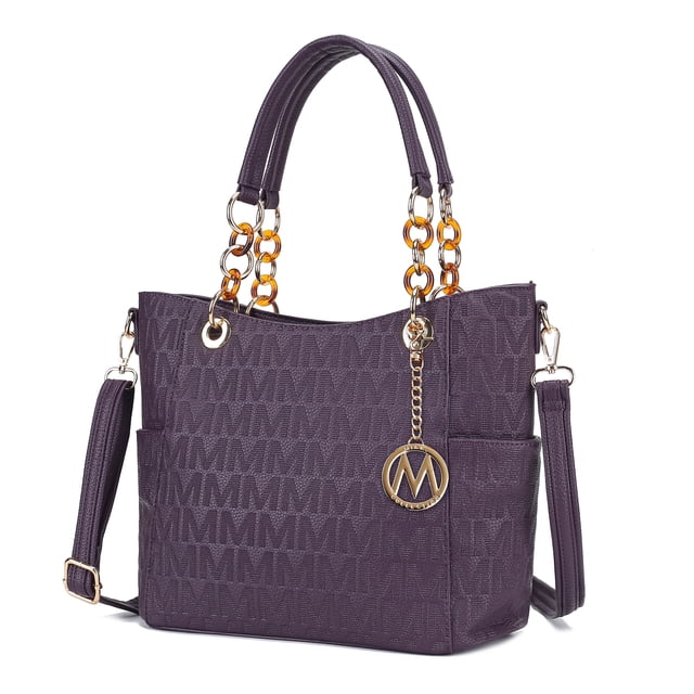MKF Collection Rylee Tote Bag, Vegan Leather Crossbody Bag Large Handbag Purse by Mia K