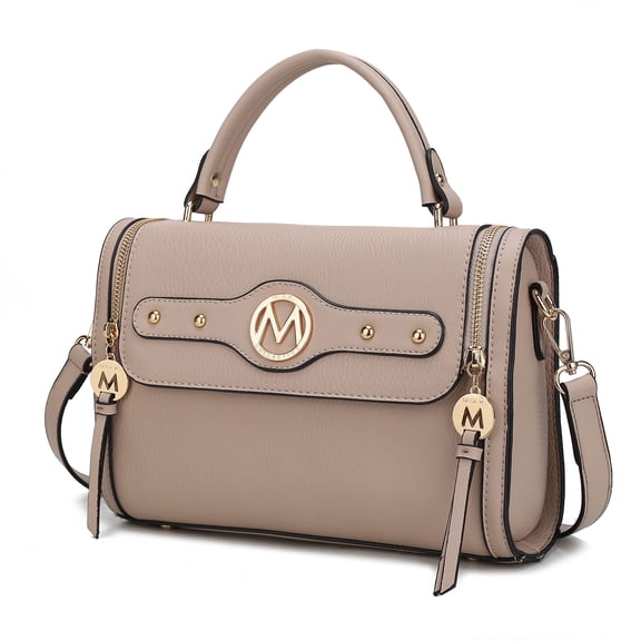 MKF Collection Sabrina Women Shoulder Bag, Crossover Purse Handbag by Mia K - Taupe