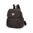 thumbnail image 1 of MKF Collection Samantha Women's Backpack Vegan Leather Top-Handle Travel Daypack by Mia K- Chocolate, 1 of 7