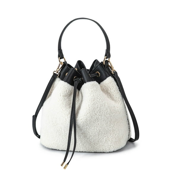 MKF Collection Saryn Women’s Vegan Leather Bucket Bag by Mia K- Black