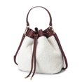 thumbnail image 1 of MKF Collection Saryn Women’s Vegan Leather Bucket Bag by Mia K- Burgundy, 1 of 6