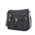 thumbnail image 1 of MKF Collection Serena Women’s Shoulder Bag Color-Block Nylon – Lightweight, Stylish, and Functional by Mia K - Charcoal Light Grey, 1 of 8