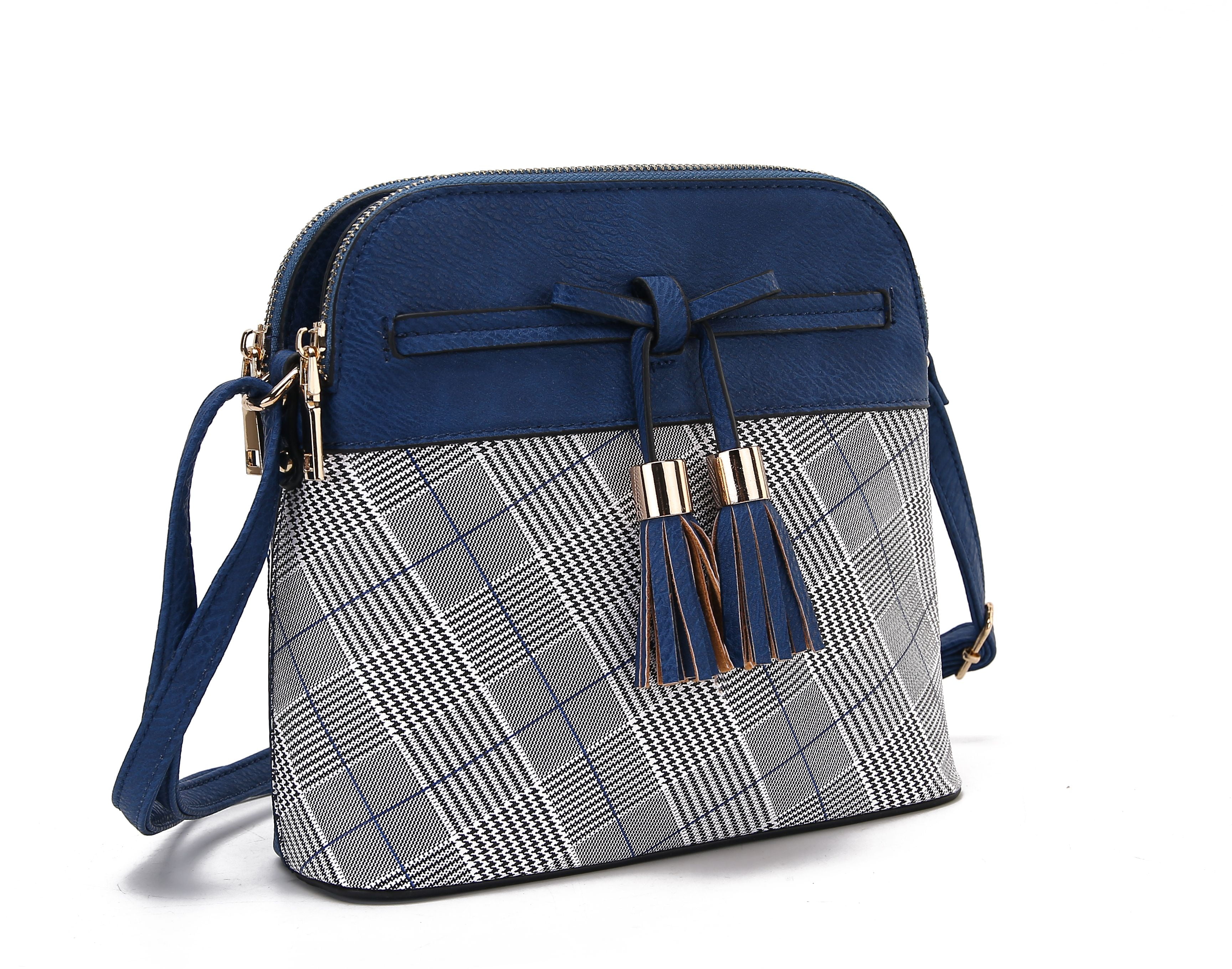 MKF Collection Shirina Plaid Crossbody Bag by Mia K. Farrow Walmart
