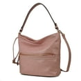 thumbnail image 1 of MKF Collection Sierra Women’s Vegan Leather Shoulder Bag by Mia K - Pink, 1 of 6