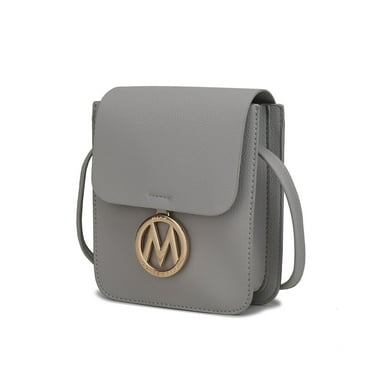 MKF Collection Skylar Small Crossbody Bag Vegan Leather Crossover Bag Handbag By Mia K
