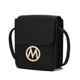 thumbnail image 1 of MKF Collection Skylar Women Crossbody Bag, Vegan Leather Phone Bag Shoulder Bag Purse by Mia K - Black, 1 of 8