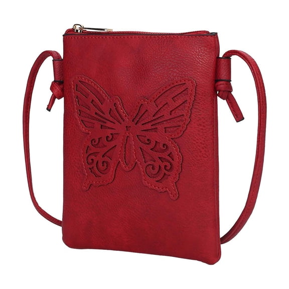 MKF Collection Skyli Crossbody Bag, Vegan Leather Shoulder Bag Handbag Purse by Mia K