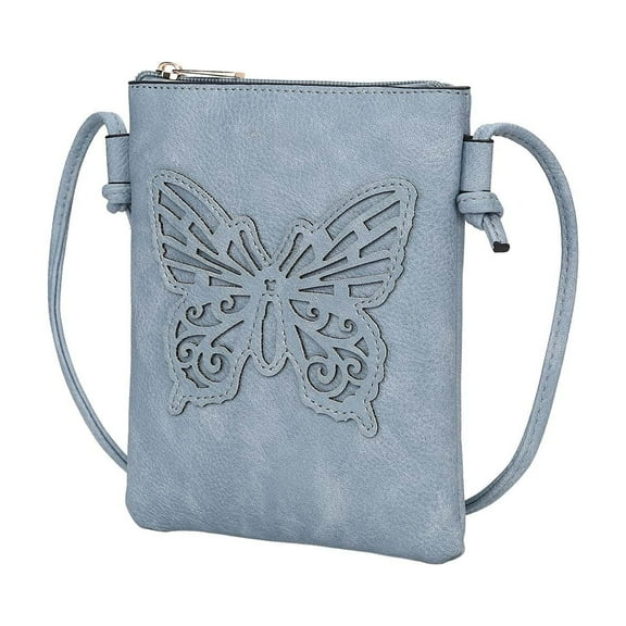 MKF Collection Skyli Crossbody Bag, Vegan Leather Shoulder Bag Handbag Purse by Mia K