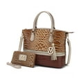 thumbnail image 1 of MKF Collection Sophie Women's Tote bag with Wallet, Crocodile Vegan Leather Shoulder Bag Handbag Set By Mia K, 1 of 8