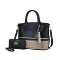 thumbnail image 1 of MKF Collection Sophie Women's Tote bag with Wallet, Crocodile Vegan Leather Shoulder Bag Handbag Set By Mia K, 1 of 8