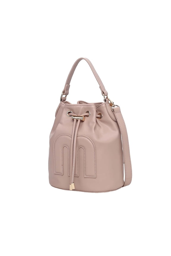 Soraya Women Shoulder Bag Vegan Leather Bucket Bag Crossbody Bag Handbag Purse by Mia K