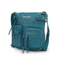 thumbnail image 1 of MKF Collection Stiella Vintage Women's Shoulder Bag Multi Compartment Casual for Daily Use by Mia K - Teal, 1 of 8