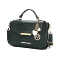 thumbnail image 1 of MKF Collection Sylvie Croco Embossed Vegan Leather Women’s Shoulder Bag, Stylish Crossbody Purse Handbag by Mia K - Olive, 1 of 9