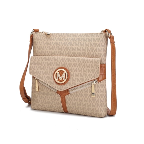 MKF Collection Tania Women's Crossbody Bag, Vegan leather Shoulder Bag Handbag by Mia K