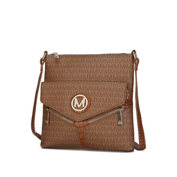 MKF Collection Tania Women's Crossbody Bag, Vegan leather Shoulder Bag Handbag by Mia K