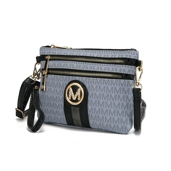 MKF Collection Tarren Signature Crossbody Handbag Wristlet by Mia K.