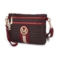 thumbnail image 1 of MKF Collection Tarren Vegan Leather Women's Wristlet Crossbody Bag, Stylish Purse Clutch Handbag by Mia K - Red, 1 of 9