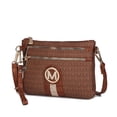 thumbnail image 1 of MKF Collection Tarren Vegan Leather Women's Wristlet Crossbody Bag, Stylish Purse Clutch Handbag by Mia K, 1 of 9