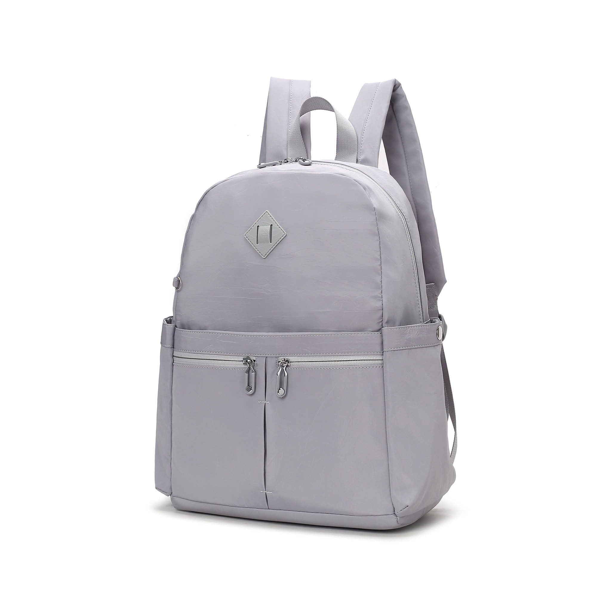 Stylish Light Gray Women\'s Backpack/Shoulder bag Nyra Convertible Backpack Purse | Vegan Leather Backpack  main image 3