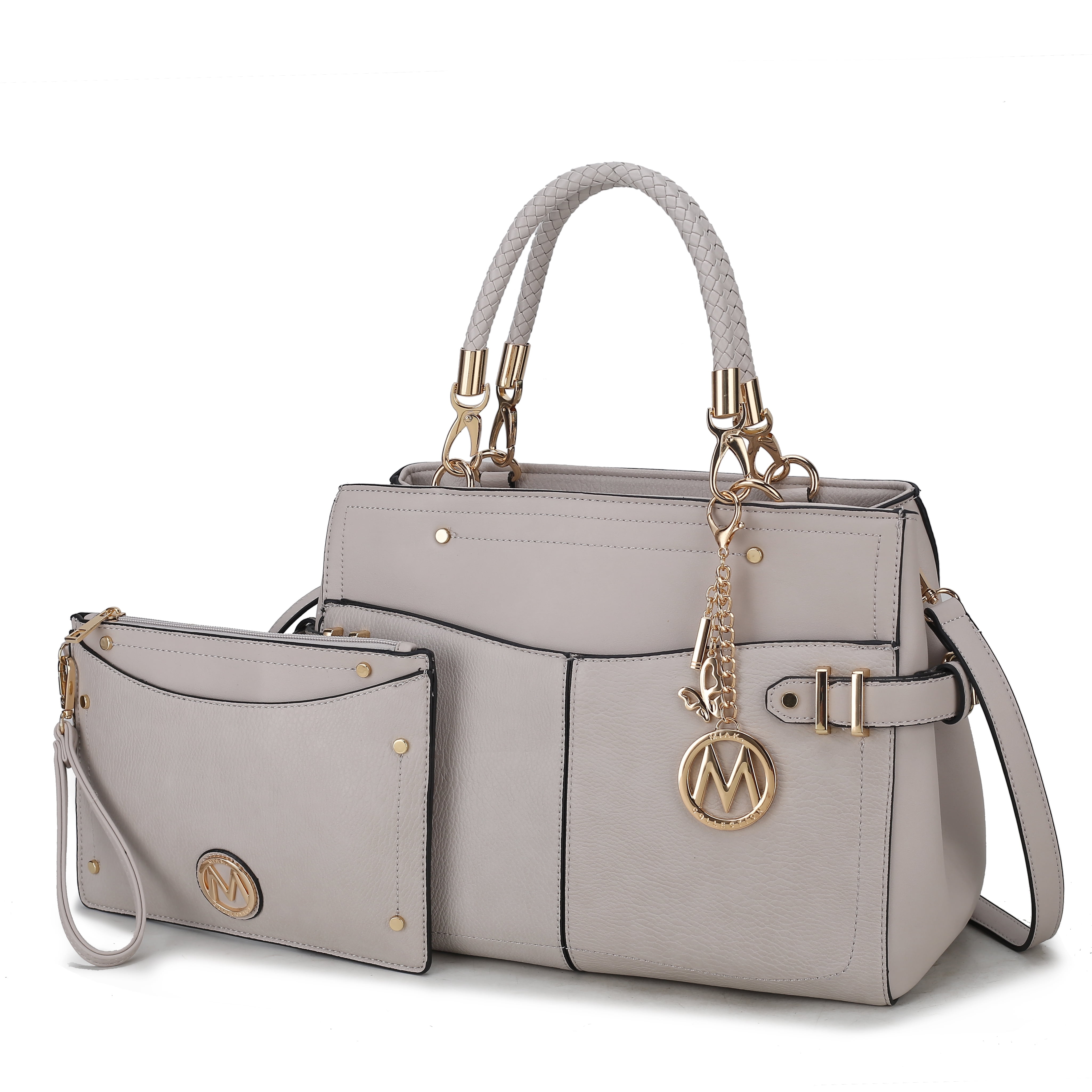 MKF Collection Tenna Vegan Leather Women's Satchel Bag, Stylish