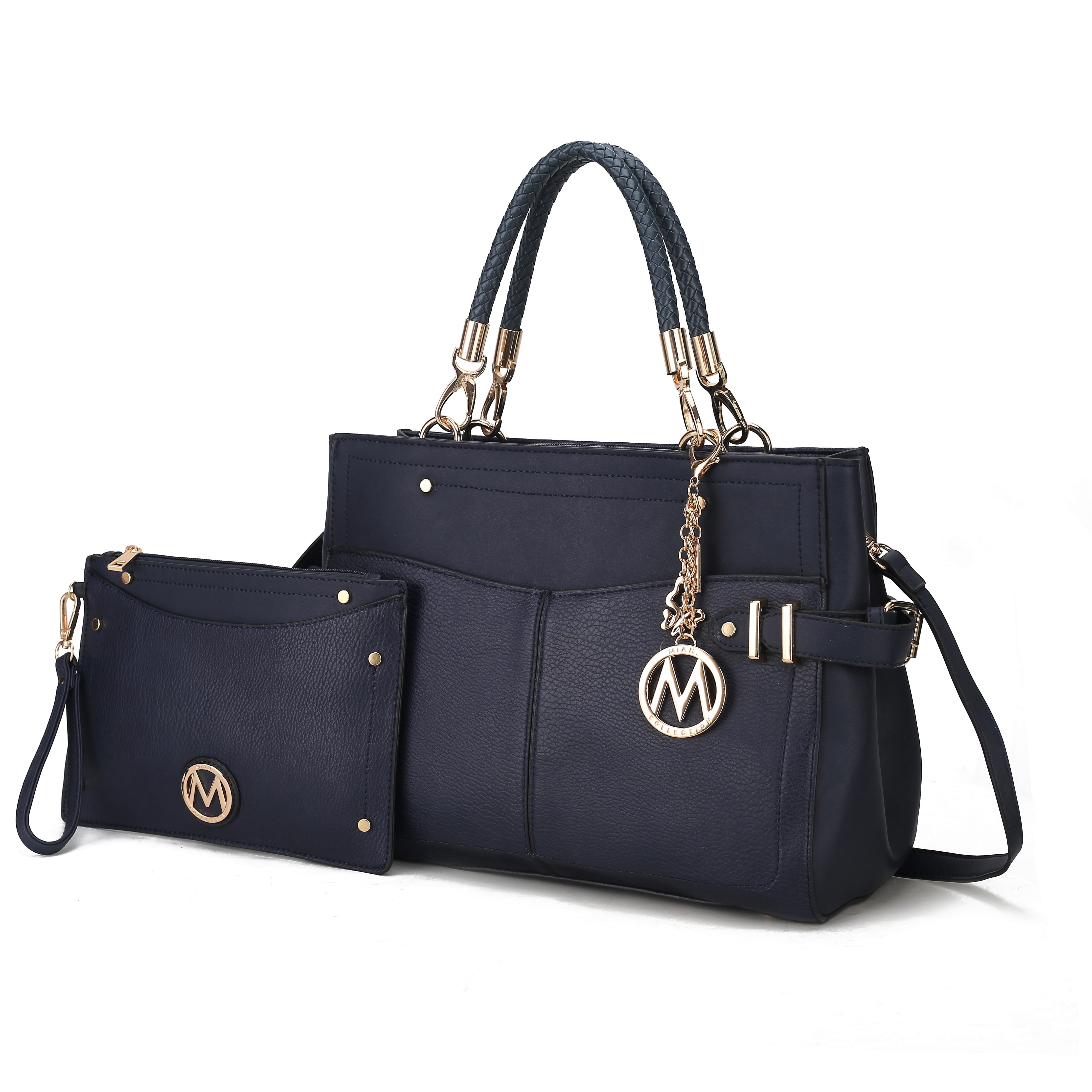 MKF Collection Tenna Vegan Leather Women's Satchel Bag, Stylish