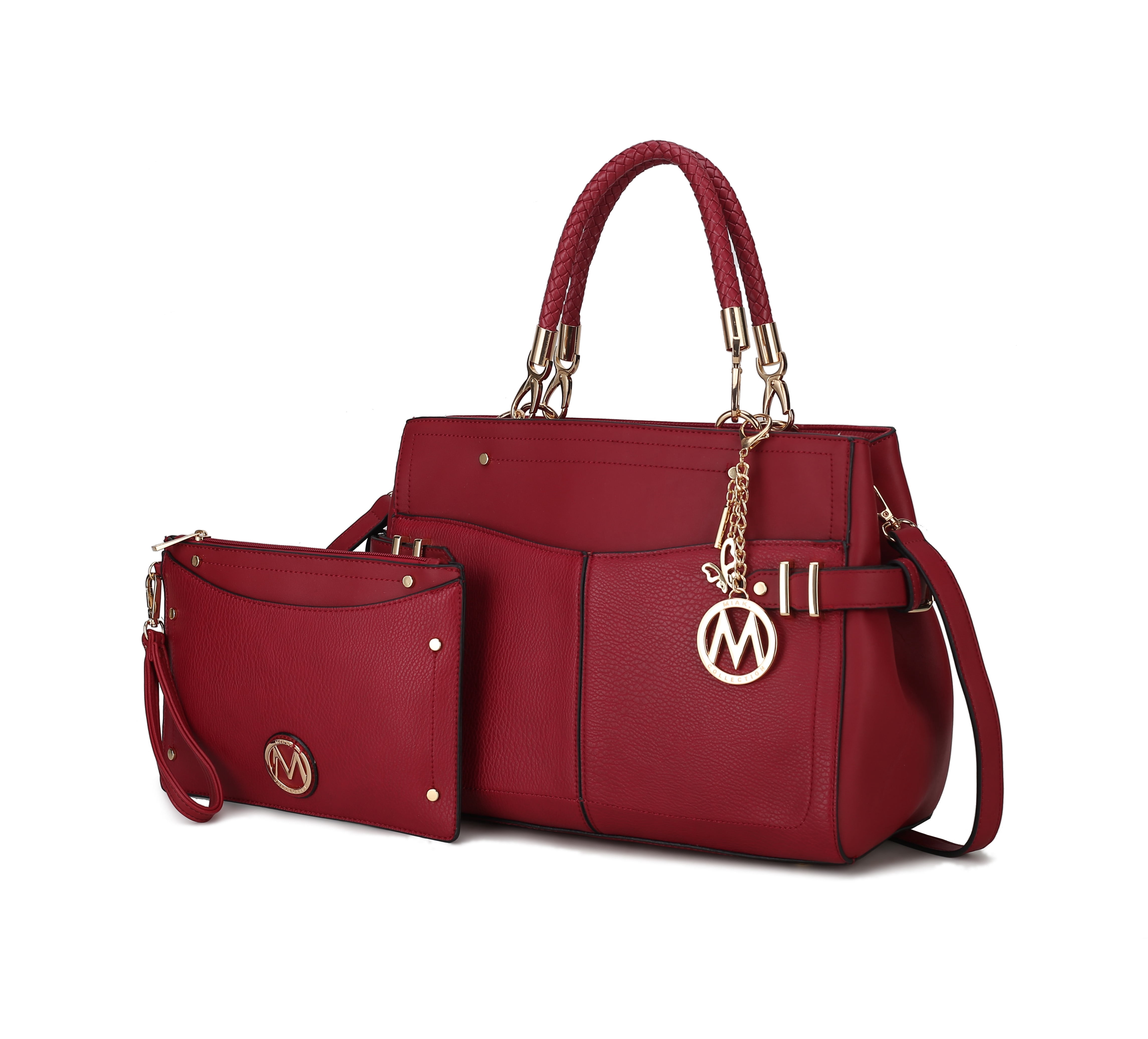 ⭐︎mi-mi⭐︎ 和装用バッグ　セット11.12.14.19 Amazon.com: MKF Collection Satchel Bags for Women With Wristlet