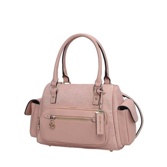 MKF Collection Thalia Satchel Bag, Vegan Leather Shoulder Bag Handbag Purse by Mia K