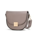thumbnail image 1 of MKF Collection The Isa Crossbody Bag Vegan Leather, Stylish & Functional Shoulder Purse for Everyday Use by Mia K. - Pewter, 1 of 8
