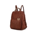 thumbnail image 1 of MKF Collection Torra Vegan Leather Women's Backpack for Travel, Work and School by Mia K - Camel, 1 of 8