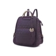 thumbnail image 1 of MKF Collection Torra Women's Backpack, Vegan Leather Bookbag Purse for Travel, Work and School by Mia K. - Purple, 1 of 8