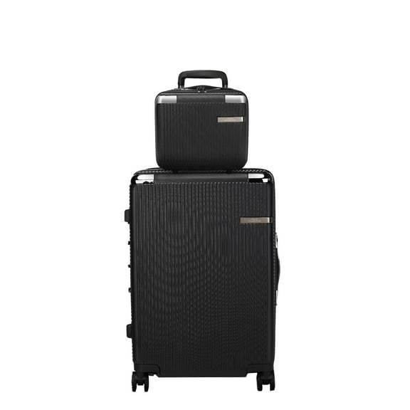 MKF Collection Tulum 2 Piece Luggage Set with Spinner Wheels and Expandable Handles by Mia K.
