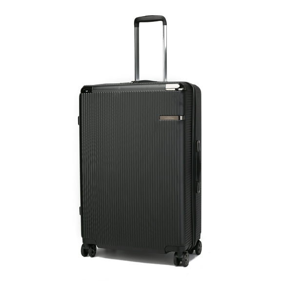 MKF Collection Tulum Extra Large Luggage Hardside, Luxurious Travel Suitcase by Mia K - Black
