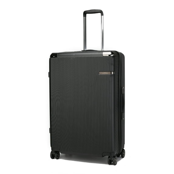 MKF Collection Tulum Extra Large Luggage Hardside, Luxurious Travel Suitcase by Mia K - Black