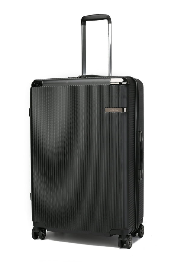 Tulum Extra Large Luggage Hardside, Luxurious Travel Suitcase by Mia K - Black