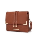 thumbnail image 1 of MKF Collection Valeska Women's Crossbody Bag, Vegan Leather Shoulder Bag Daily Handbag by Mia K. - Cognac, 1 of 7