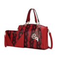 thumbnail image 1 of MKF Collection Vegan Leather Tote Bags for Women with Wristlet, Stylish Purse Handbag by Mia K. Red, 1 of 10