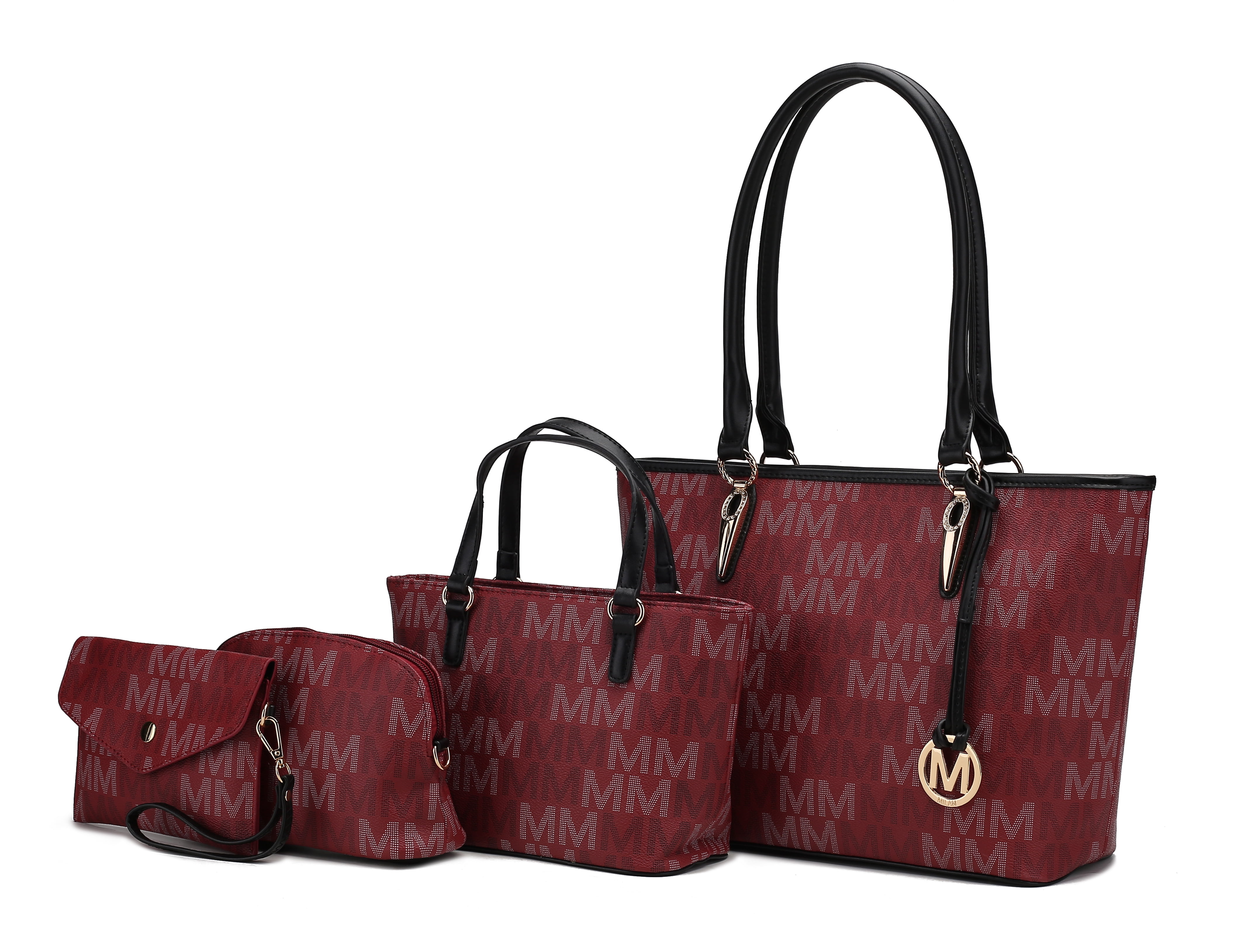 Burberry Small Burgundy Logo Branded Econyl Nylon Tote Shoulder Handbag  Purse | ModeSens