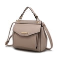 thumbnail image 1 of MKF Collection Vida Vegan Leather Women's Satchel Bag, Backpack and Crossbody Bag 3 in 1 by Mia K - Taupe, 1 of 8