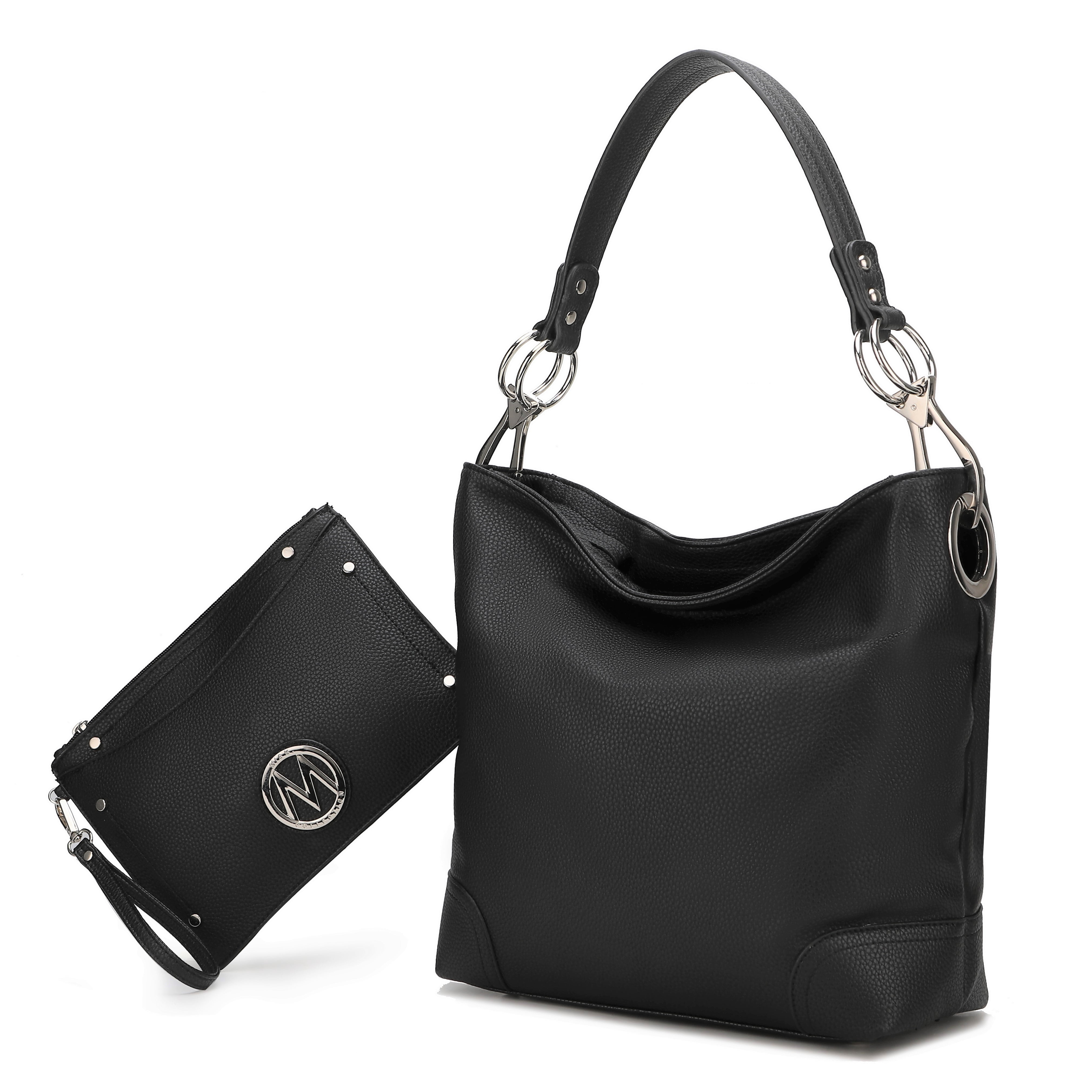 MKF Collection Viviana Vegan Leather Women s Hobo Bag by Mia K