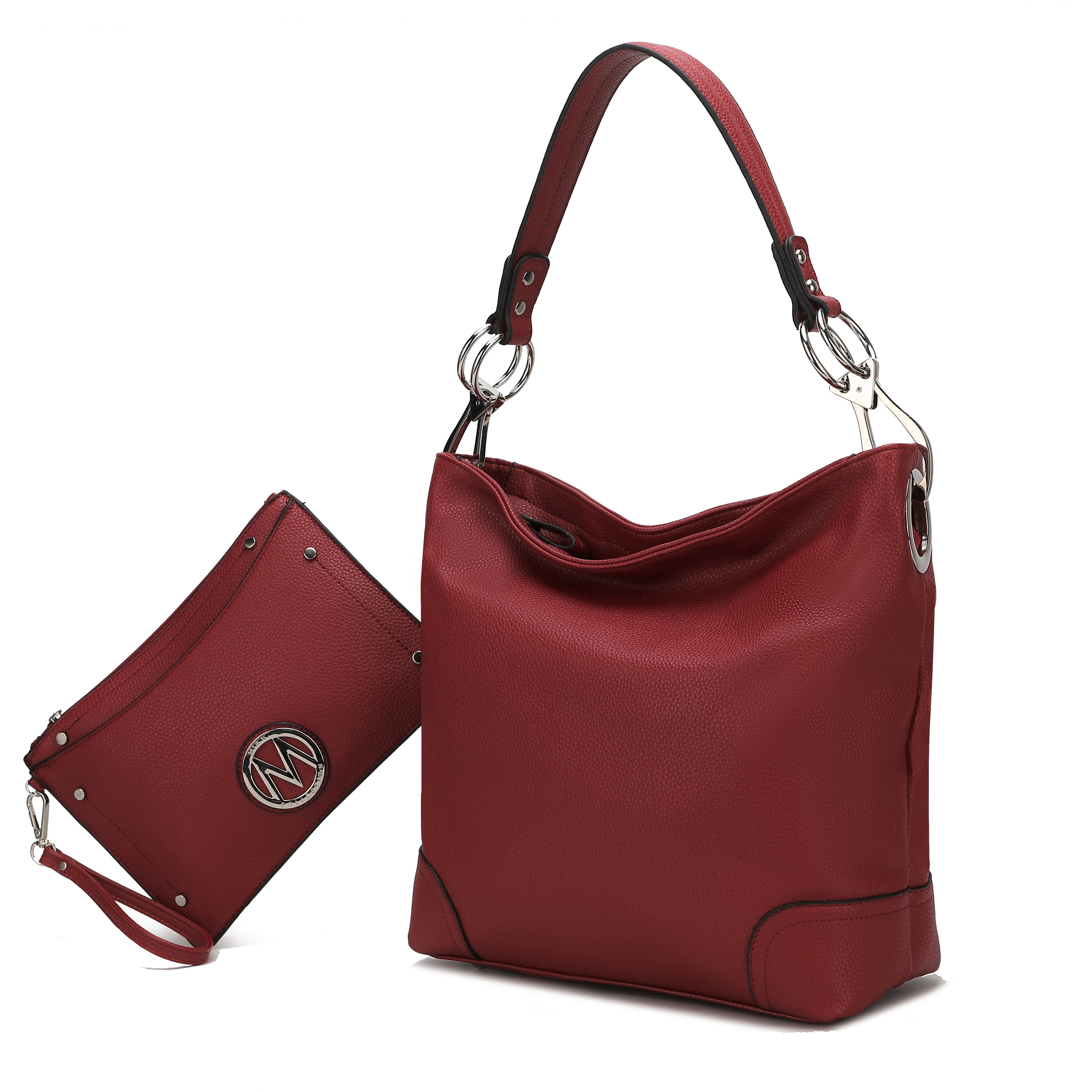 Pebble Evening Mini Chain Bag Burgundy Online