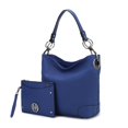 thumbnail image 1 of MKF Collection Viviana Vegan Leather Women’s Hobo Bag with Wristlet – 2 pieces by Mia K - Royal Blue, 1 of 8