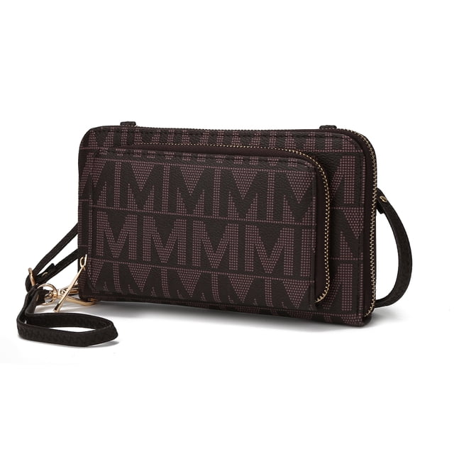 MKF Collection Wallet Smartphone for Women, Convertible Crossbody Purse Handbag by Mia K