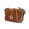thumbnail image 1 of MKF Collection Wendalyn Vegan Leather Women's Crossbody Bag, Sleek Shoulder Purse Handbag by Mia K - Cognac, 1 of 8