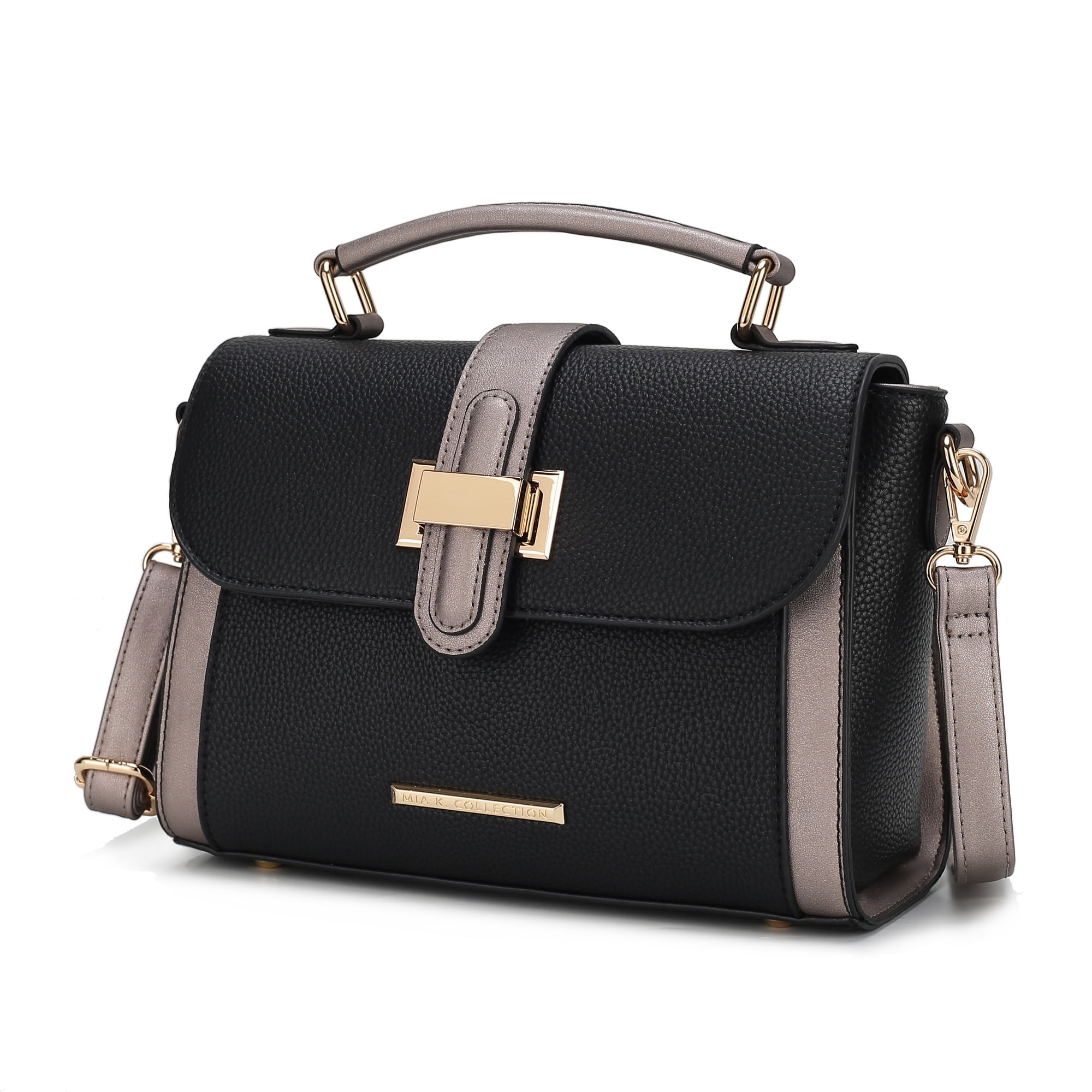 MKF Collection Willa Vegan Leather Women's Color-Block Shoulder