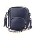 thumbnail image 1 of MKF Collection Winona Vegan Leather Women's Crossbody Bag, Chic Elegant Crossover Purse Handbag by Mia K - Navy, 1 of 9