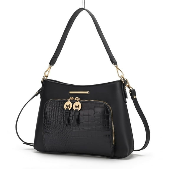 MKF Collection Women's Anayra Handbag/Shoulder Bag by Mia K. - Black