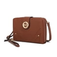 thumbnail image 1 of MKF Collection Women’s Cell Phone Purse Handbag, Wristlet Wallet Crossbody Bags by Mia K - Cognac, 1 of 8