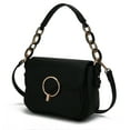 thumbnail image 1 of MKF Collection Fantasia Women's Flap Top Crossbody Handbag By Mia K - Black, 1 of 9