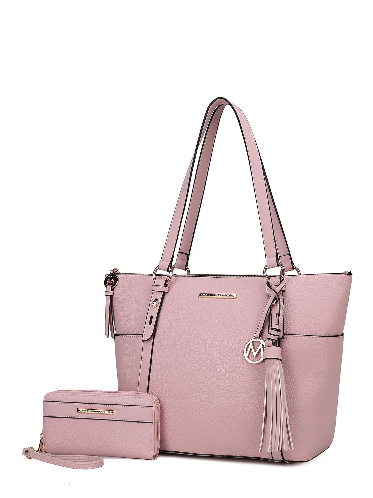 Free Shipping! MKF Collection Women's Gloria Faux Leather Tote Bag and Wallet Set, 2-Piece, Pink - Walmart.com Free Shipping! MKF Collection Women's Gloria Faux Leather Tote Bag and Wallet Set, 2-Piece, Pink - Walmart.com